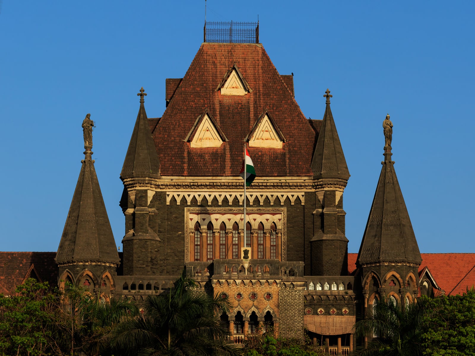 The Bombay High Court building facade, Mumbai