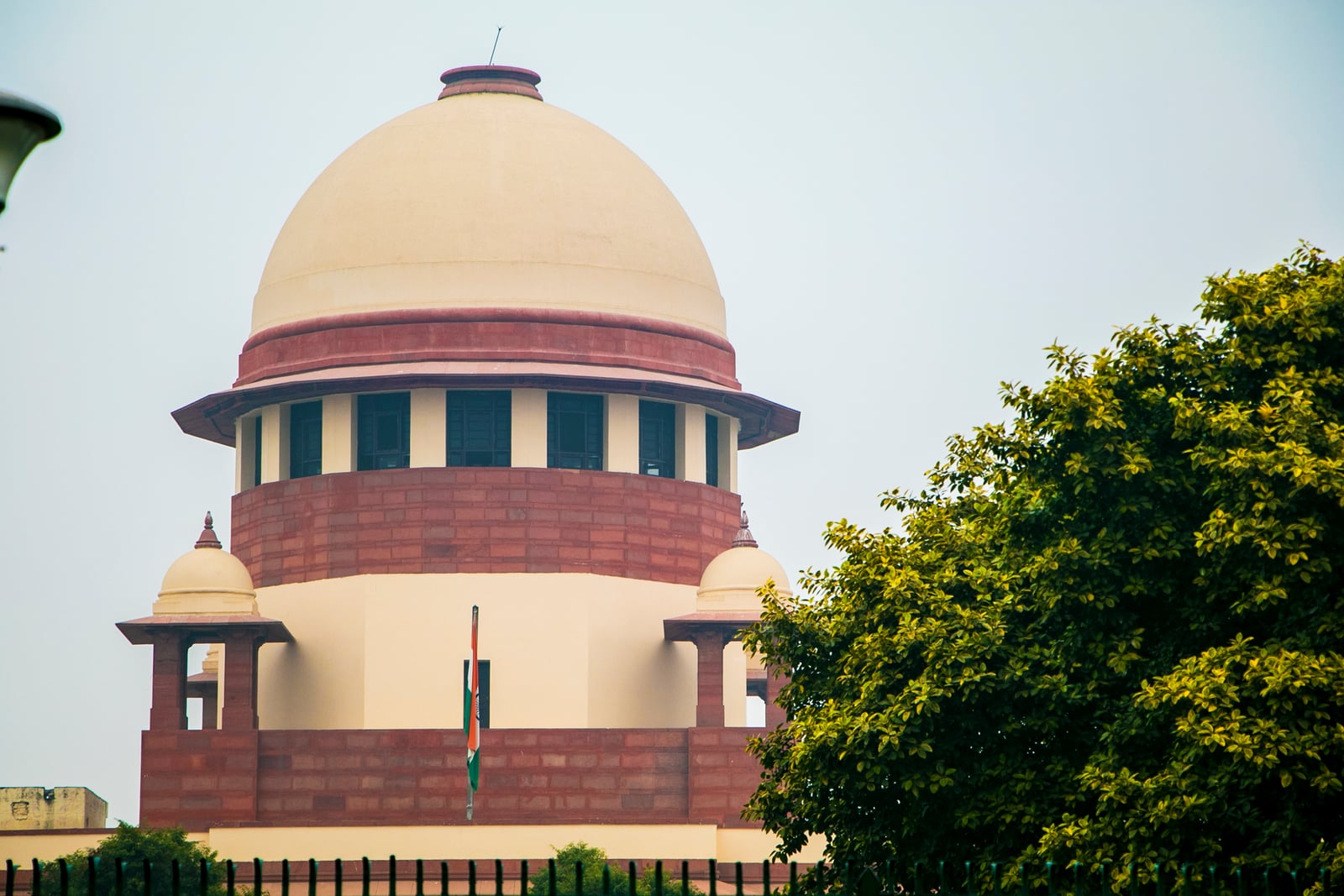 The central dome of the Supreme Court of India